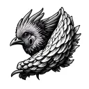 Chicken Wing tattoo design idea