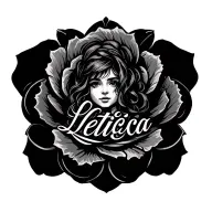 a name, Letícia tattoo design idea