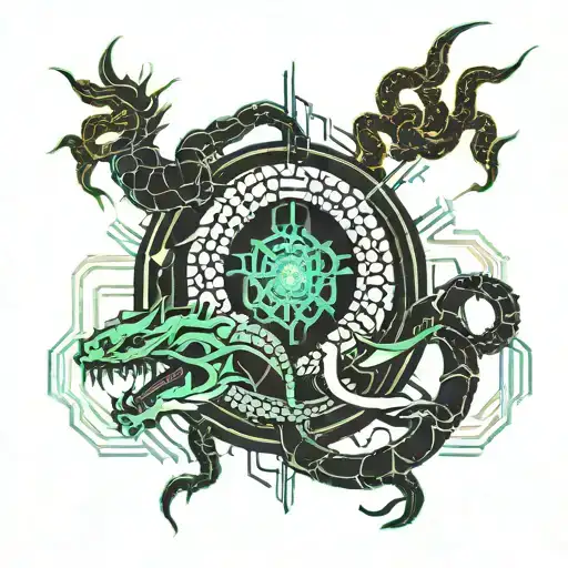 Shenron tattoo design idea