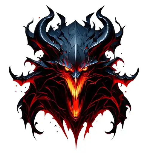 belial tattoo design idea