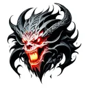 belial tattoo design idea