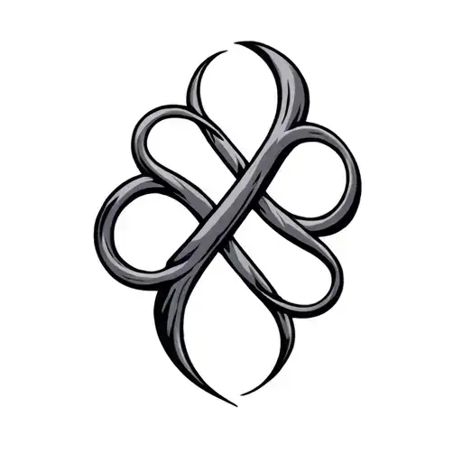 bdsm symbol combined tattoo design idea