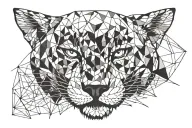 panther tattoo design idea