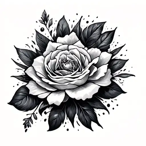 breath in breath out move on tattoo design idea