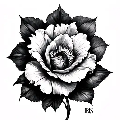 inspired by the song "iris" by the goo goo dolls tattoo design idea
