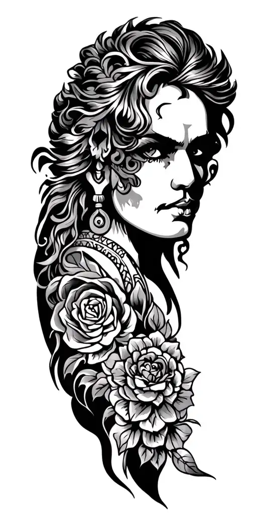 traditional western arm sleeve tattoo design tattoo design idea