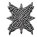 Celtic Maltese cross tattoo design idea