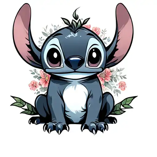 stich tattoo design idea