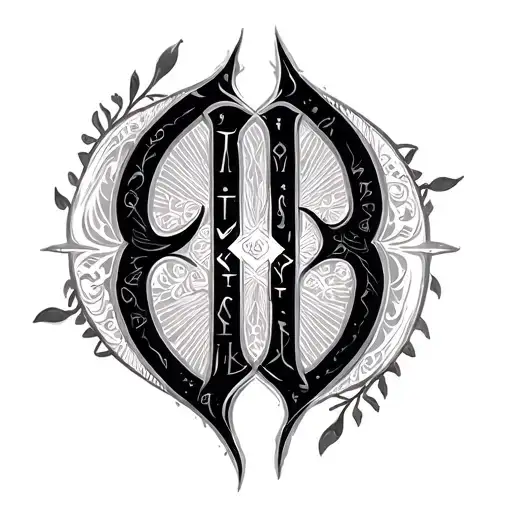 "Tatvamasi" One Word Ambigram Generator tattoo design idea
