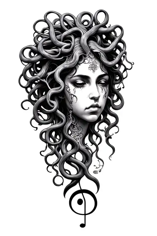 Medusa Note 53+ Medusa Calf Tattoos in 2026 - BlackInk AI