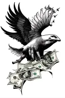 Money maker Risk taker Dream chaser tattoo design idea