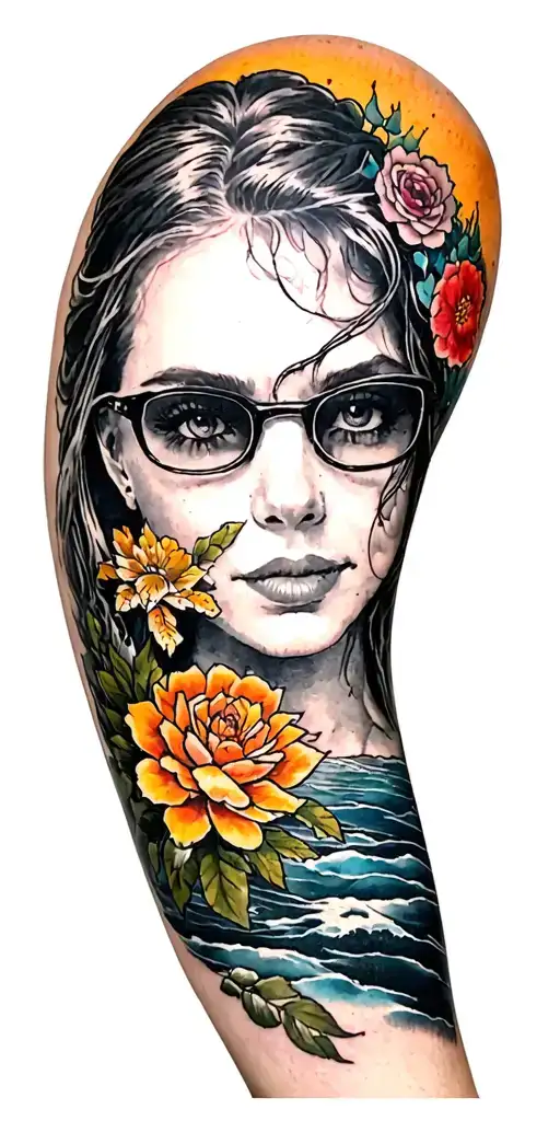 traveling tattoo design idea