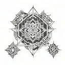 hacker life tattoo design idea