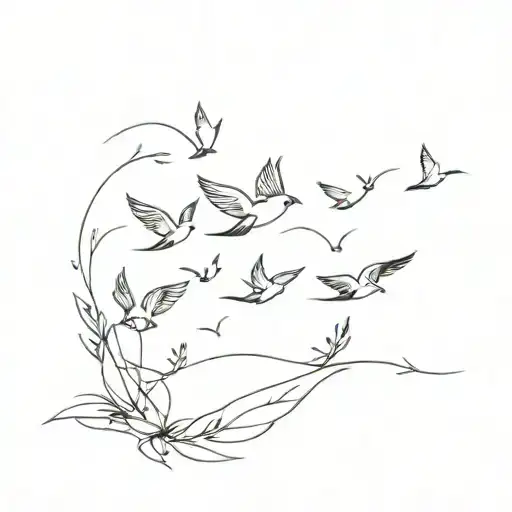 1604+ Birds Flying Away Tattoo Ideas in 2025 - BlackInk AI