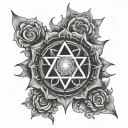 core chakra tattoo design idea