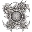 core chakra tattoo design idea