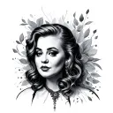 Adele tattoo design idea