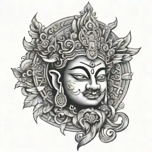 When shall I be happy chanting the mantra 'Shiva' tattoo design idea