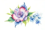 Do not go gentle purple tattoo design idea