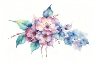 Do not go gentle purple tattoo design idea