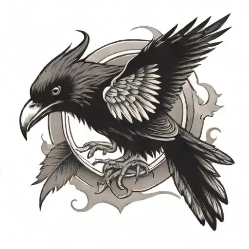 410 with ravens wing on the 4 and the Orioles O as the 0 tattoo design idea