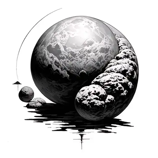 Sisyphus tattoo design idea