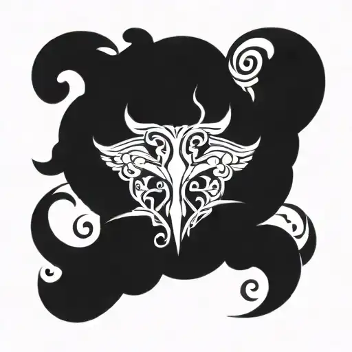 Bisexual logo incorporated tattoo design idea