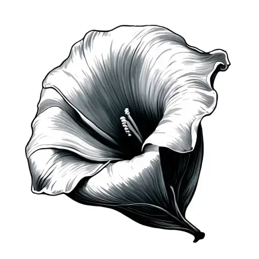 Calla lily tattoo design idea