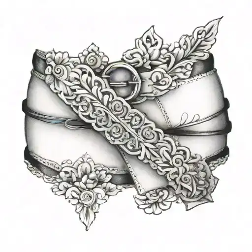 Garter Belt tattoo design idea