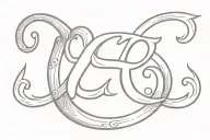 ampersand symbol with book open tattoo design idea