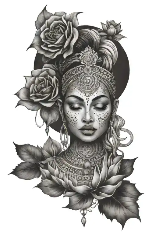 overcoming struggle with rising Kundalini  tattoo design idea