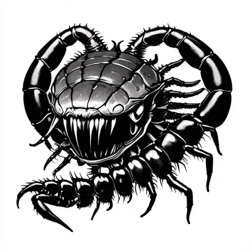 Tokyo ghoul neck tattoo of a centipede tattoo design idea