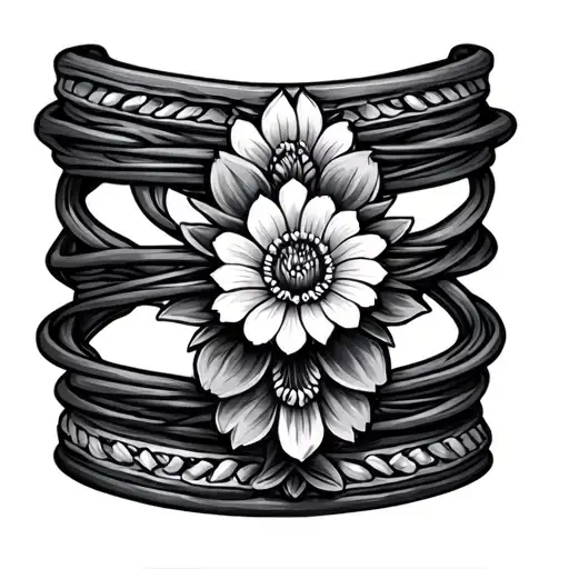 Ankle Bracelet tattoo design idea