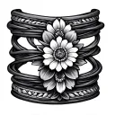 Ankle Bracelet tattoo design idea