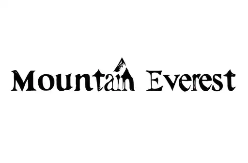 "mountain Everest minimal" tattoo design idea