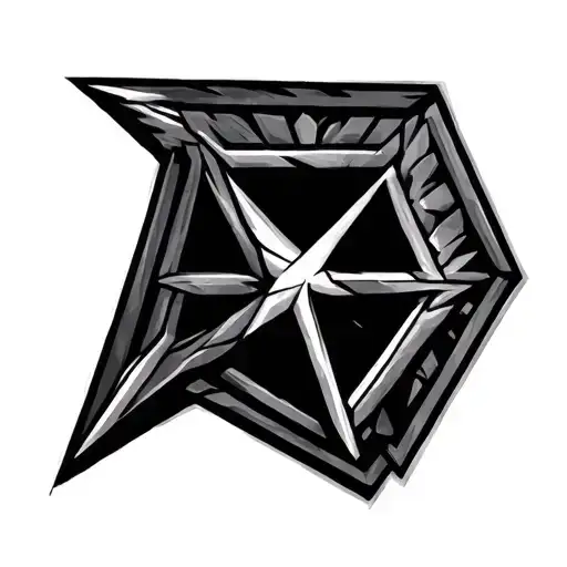 Pentagon tattoo design idea