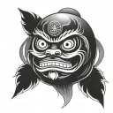 Daruma tattoo design idea