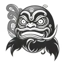 Daruma tattoo design idea
