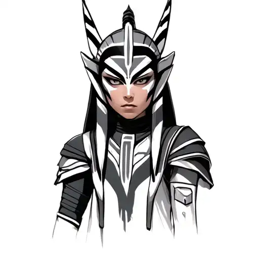 Ahsoka Tano tattoo design idea