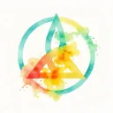 Holy Catholic trinity knot tattoo design idea