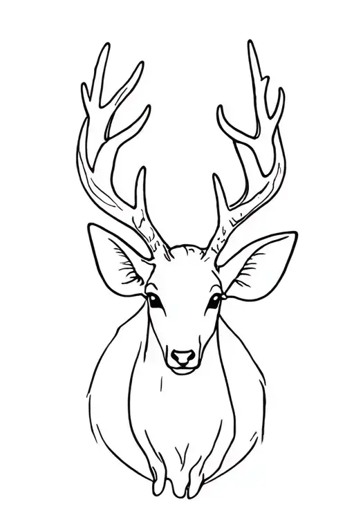 "From" Jackalope tattoo design idea