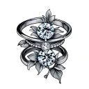 Wedding Ring tattoo design idea