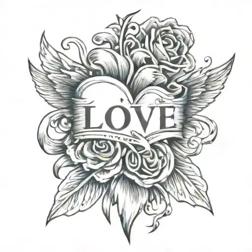 create a hand tattoo with Aug. 11th 1983 in roman numerals going across the wrist , put " Love you Mom" on top of the ha tattoo design idea