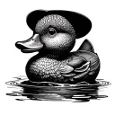 Rubber Duck tattoo design idea