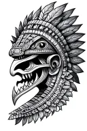 Kukulkan Inca tattoo design idea