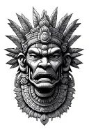 Kukulkan Inca tattoo design idea