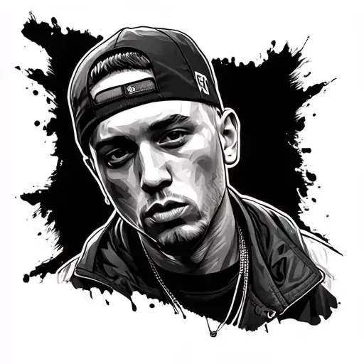 Eminem tattoo design idea