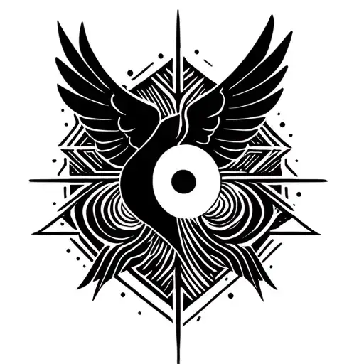 semicolon tattoo incorporated within a dove symbolizing suicide survivor tattoo design idea