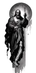 story of Job from the bible tattoo design idea