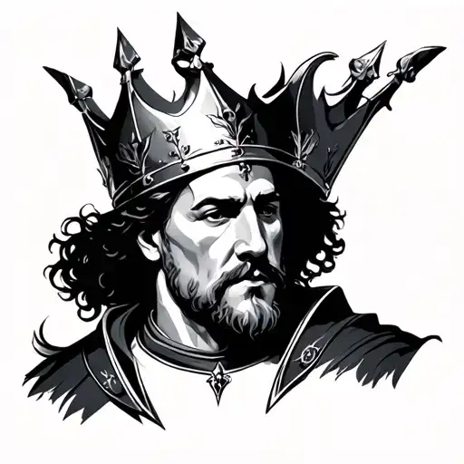 King Baldwin Iv tattoo design idea